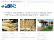 Tablet Screenshot of canizosalbatera.com